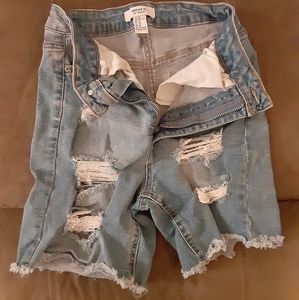 Forever 21 denim shorts